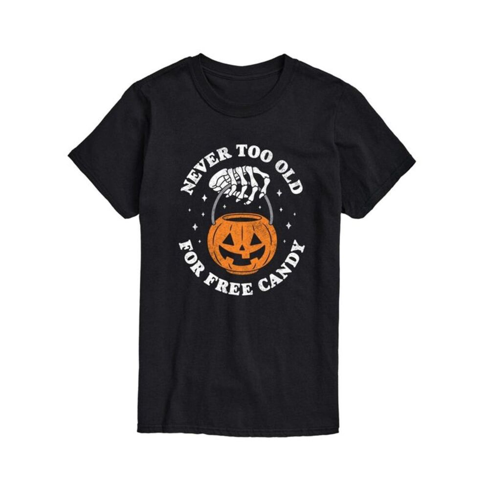 Airwaves Mens Never Too Old For Free Candy Graphic T-Shirt, NWT